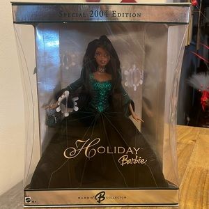 Barbie 2004 Holiday Barbie- NEVER BEEN OPEN SMOKE FREE COLLECTORS EDITION